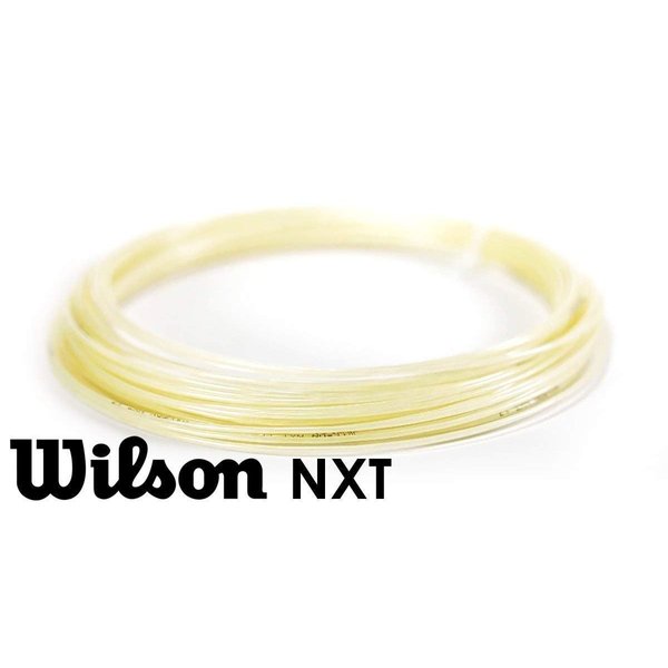 Wilson NXT Power 16 Gauge Natural Color Multifilament Tennis String 2-Pack (2 Sets Per Order)