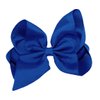 WD2U Girls 6" Classic Style Boutique Grosgrain Hair Bow French Clip Barrette (Cream Ivory)