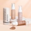 MSRUIOO Liquid Foundation, Matte Finish, Weightless Full Coverage, Oil-Free, Non-Comedogenic, 1.52 fl oz (M004, 1pc)