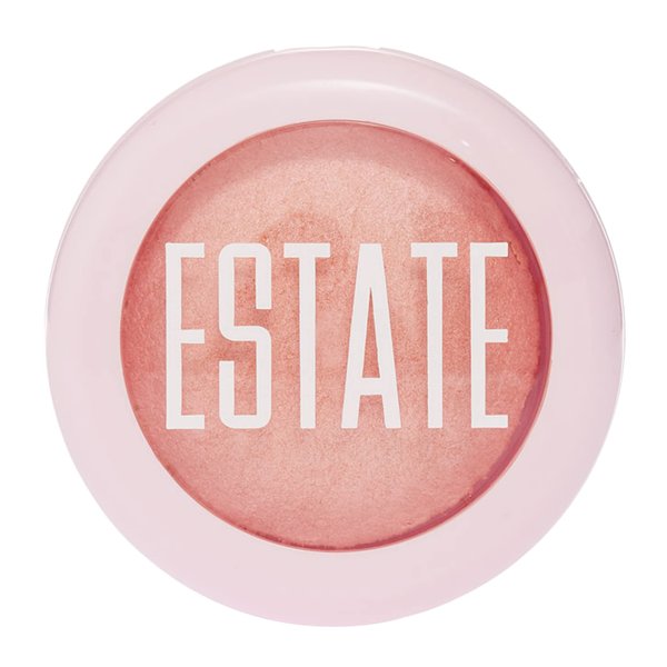 Estate Cosmetics Dew Me Baked Highlighter – Cheek, Eyes & Face Pressed Powder – 3 g (0.1 oz) (Flushed)