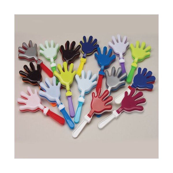U.S. Toy Purple and White Hand Clappers