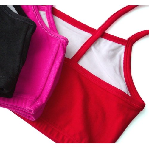 Cotton Single Strap Full Coverage Sports Bra, VibrantYellow-32