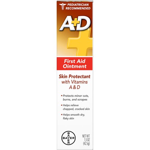 A+D First Aid Ointment Skin Protectant With Vitamin A&D 1.50 oz ( Pack of 2 )