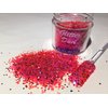 Dazzling Iridescent Pink 0.062 Hex Fine Glitter Jars