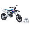 Supercross, Authentic Ricky Carmichael 1:10 Scale Collector Die-Cast Motorcycle Replica with Display Stand