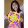 Kulture Khazana: Foil Craft Kit: Rangoli Mandala – DIY Shiny Designs, Peel-Stick, Mess-Free, Cardboard Rangoli Boards, Foam Pcs & Foil Sheets, Ages 4+
