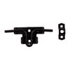 National Hardware N165-506 Slide/Sliding Bolt Door/Gate Latch, Satin Black