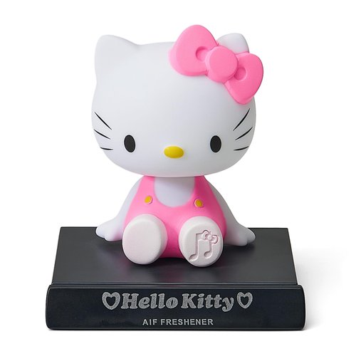 PARTY BUZZ Cute Anime Cat Auto Dashboard Decoration, Self-Sticking Bobble Head Car Decorations Accessories, for Car Interior Home Office Decoration Creative Gift (Pink)