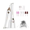 TOUCHBeauty Electric Nail File Drill with 10pcs Nail Bits for Natural Nails, Manicure Pedicure Set with UV Light Stand, Nail Buffer Drill Polisher Fingernails Toenails Care Set