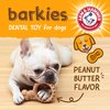 Arm & Hammer for Pets Barkies Ring Compressed Wood Collection, 5.5 Inch Peanut Butter Flavored Wood Blend Chew Toy for Dogs | Faux Stick, Splinter-Free, Safer & Durable Alternative to Chewing Sticks