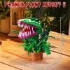 Audrey 2 Piranha Plant Building Toys Compatible with Lego Sets, Little Shop of Horrors Flowers Cannibal with Openable Mouth Building Blocks, Gift for TV Fans Birthday Halloween Christmas Kids Ages 8+