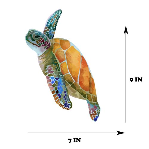 Turtle Under The Sea Birthday Banner Cute Watercolor Turtles Party Supplies Baby Shower | Birthday Decorations for Watercolor Sea Animals