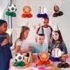 12pcs Sports Themed Birthday Party Decorations Sports Table Honeycomb Centerpieces Baseball Soccer Football Basketball Table Centerpieces Sports Themed Table Toppers Birthday Party Supplies for Boys