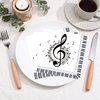 100Pcs Music Note Napkins Music Napkins Music Notes Party Supplies Disposable Music Party Napkins Musical Note Cocktail Luncheon Dinner Napkin for Music Themed Karaoke Music Birthday Party Decorations