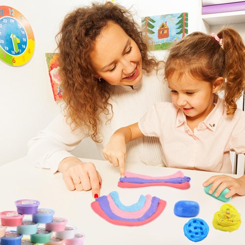 Butter Slime Kit 14 Pack, Kids Party Favors, Visual and Tactile Experience, Stress Relief Toy, Goody Bag Toys, Christmas Stocking Stuffers, Gifts for Valentine's Day