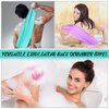 5 Pcs ​Back Scrubber for Shower Exfoliating Body Scrubber Exfoliating with Handles Washcloth Towel Pull Strap Shower Scrubber for Body Cleans Skin Massages for Women Men One Size