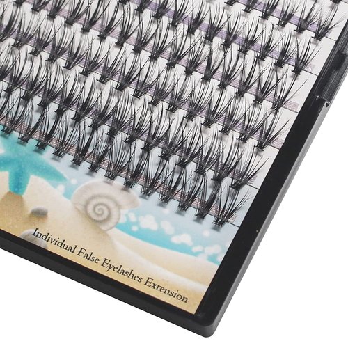 Dedila 20D Cluster Eyelashes Mixed10-12-14mm/11-13-15mm/12-14-16mm/16-18-20mm Individual False Eyelashes Thickness 0.07mm D Curl Makeup Volume Eye Lashes 200 PCS (11-13-15mm)