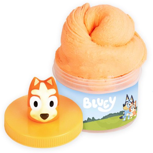 Bingo Premium Cloud Slime, Orange-Scented Fluffy Slime, Pre-Made Slime for Kids with Mix-Ins, Blu...