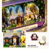 Spilay Dollhouse Miniature with Furniture,DIY Dollhouse Kit Mini Iron Box Theater,1:24 Scale Creative Room Toys Best Birthday Gift for Adults and Teenagers Lover (Sweet Dreams Among Blooms) Q10