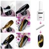 Vishine 9D Cat Eye Brown Gel Nail Polish with Magnet Galaxy Cateye Chameleon Nail Gel Polish Manicure Soak Off UV Gel DIY Salon Home 16ml