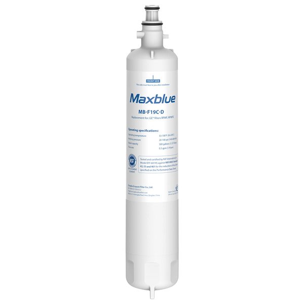 Maxblue Replacement for GE® RPWFE, RPWF (with CHIP) NSF 401 Refrigerator Water Filter, Compatible with WSG-4, WF277, GFE28GMKES, PFE28KBLTS, GFD28GSLSS, PWE23KSKSS, GYE22HMKES, DFE28JSKSS