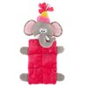 TOP PAW Party Elephant Mat Plush, Squeaker Dog Toy ~Medium~