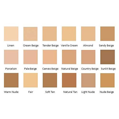 Jolie Liquid Powder Mineral Foundation, Super Silky Hydrating Oil-Free, Sunscreen & Primer-Vitamins A, C&E, For All Skin Types (Pale Beige)