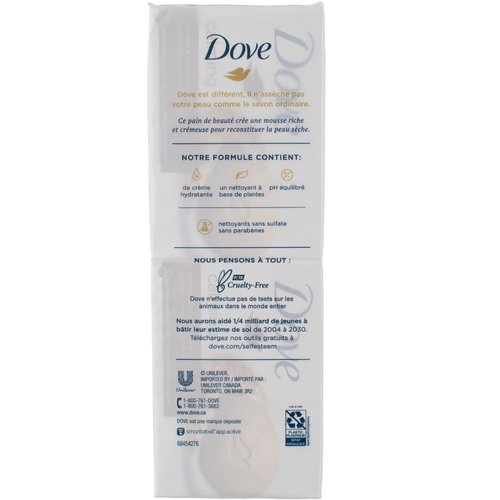 Dove Calming Oatmeal and Rice Milk Scent 6 Bars,6 Count (Pack of 1)