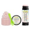 Fluffy Marshmallow Soothing & Luscious Lips by OverSoyed Exfoliator & Chapped Lip Repair Lip Care Combo | Artisan Handcrafted to Order Fluffy Marshmallow Creamy Caramel Sweet Flavored Exfoliating Sugar Lip Scrub & Lip Moisturizer Balm Gift Set