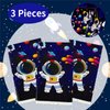 3 Pack Space Tablecloth, Outer Space Tablecloths Astronaut Party Decorations Disposable Plastic Rectangle Galaxy Table Cover For Kids Baby Shower Birthday Outer Space Themed Party Supplies 51" X 87"