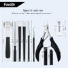 Ingrown Toenail Clippers Thick Nail Tool Kit Pedicure Knife Nail Pliers Nail Lifter Treatment Nail Cutter Cuticle Manicure Kit Foot Care Tools Toe Nail File