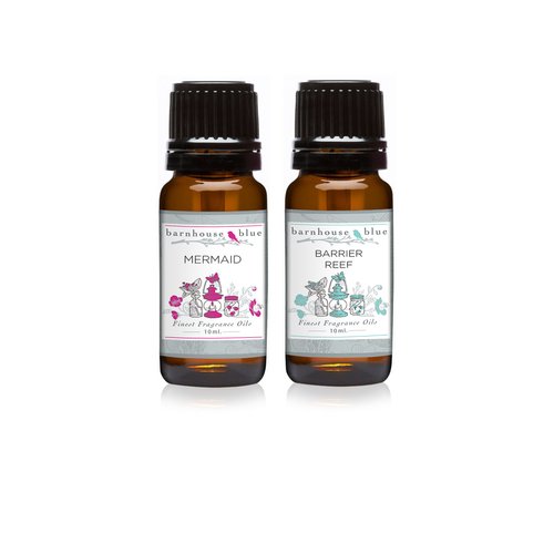Pair (2) - Barnhouse Blue - Mermaid & Barrier Reef - Premium Fragrance Oil Pair - 10ml