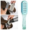 STYLANCE Boar Bristle Clamp Hair Brush, Ceramic Double Sided Brush Clamp Straightener,Detangling, and Styling Hair
