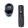 AOOHYEO Paintball 12g Co2 Quick Change -Paintball Gun 12 Gram Carbon Dioxide Cartridges Cylinder Adapter Bottle Black Valve Cartridge Adapter (Black)