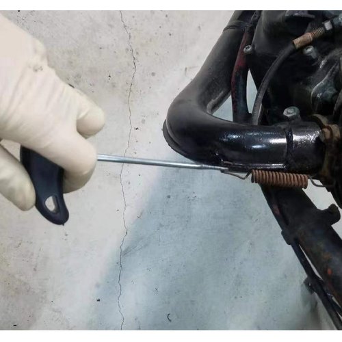 P1TOOLS Motorcycle Exhaust Pipe Spring Puller Installer Hook Tool with Exhaust Pipe Springs 67MM 75MM Swivel Hook