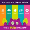 Mad Cat Purrfect Pizza Hide-A-Toy, Catnip + silvervine cat Toy, 2 Toys in 1, for Cats of All Ages