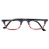 The All American Reader Reading Glasses, Rectangle Style Fully Magnified Eyeglasses for Men and Women + 3.00 Stars on Top