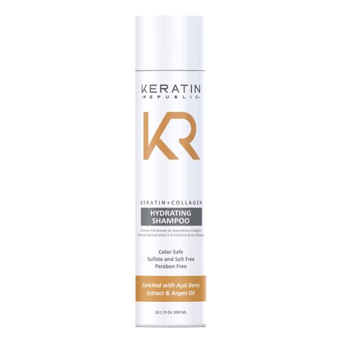 Keratin Republic Keratin + Collagen Hydrating Shampoo 10.1 oz
