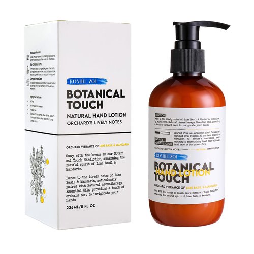 ROMIIE ZOI Natural Hand & Body Lotion Botanical Touch - Orchard Vibrance of Lime Basil & Mandarin - 236 ML / 8 FL OZ