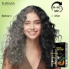 JUANCHI Organic Natural Hair Dye Shampoo 3 in 1 for Gray Hair, 16.9 Fl Oz (500 ml), Black -for Women Men, Easy to Use, Long-Lasting, Paraben Free