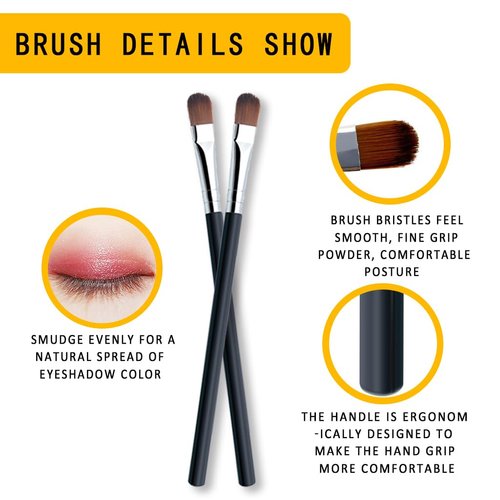 Generic 2 black eyebrow pen with 1 pack eyebrow brush,waterproof,#001