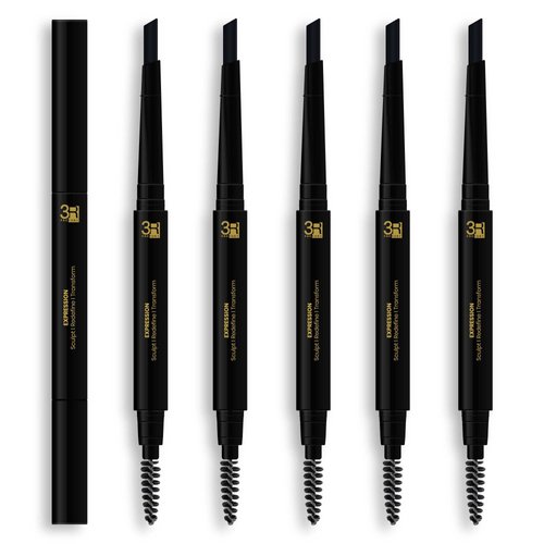 Brow Definer - 3R Factory Granite Eye Brow Pencils For Women, Waterproof & Retractable (1pc Pack)