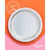 xo, Fetti Disco Ball Paper Plates - 25 pk, 9" | Bachelorette Party Decorations, Last Disco, Space Cowboy Birthday Party, 70s Groovy Party