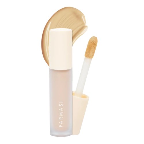 FARMASI Vfx Pro Liquid Concealer Makeup, All-in-one Full Coverage, Highly Pigmented Concealer for All Skin Type, Hide Shadows & Imperfections, Enhance Skin Fullness Foundation Concealer 0,24 Fl Oz W03