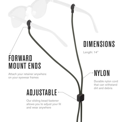 Chums Slip Fit Rope Glasses Retainer - Unisex Adjustable Eyewear Holder Sunglasses Strap (Royal), One Size (12121101)