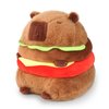 Riuhot Cute Hamburg Capybara Plush Pillows Soft Capybara Stuffed Animals Capybara Plushie Birthday Christmas Valentine's Day Gift for Kids（7.87in）