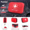 Home-Car-First-Aid-Kit-Camping-Essentials - 263pcs Waterproof Zippers is Ideal for Travel, Office, Boat, Sports, Businesses, Hiking, Emergency Survival (PUMIER)
