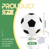 Xeehwb 30pcs Bouncy Balls,Soccer Bouncing Balls,Sports Rubber Bounce Balls,High Bouncing Soccer Balls for Stress Relief,Party Favors,Ball Games,Classroom Prizes,Stocking Stuffers(27mm)