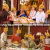 GBD 3 Pack Thanksgiving Roasted Turkey Hats Women Men Kids Party Favors Supplies