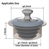 XAJOON Bathtub Stopper, Washbasin Stopper，Bathtub Plug, Silicone Bathtub Stopper (Patented Product)